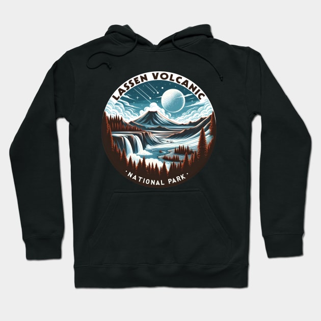 Lassen Volcanic National Park - Unique Design Inspired by California's Natural Beauty Hoodie by Mr A.B